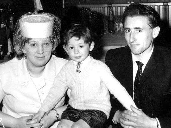 Colin Fry with parents