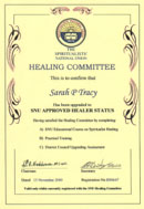 Healing Certificate